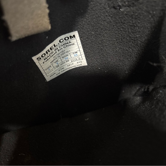 SOREL SLIMPACK TALL BOOTS Size 8 Equestrian Riding Leather Shale Gray Rain Snow - Picture 7 of 12